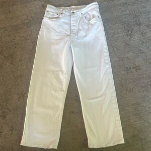 Levi’s Ribcage White Jeans - Size 30